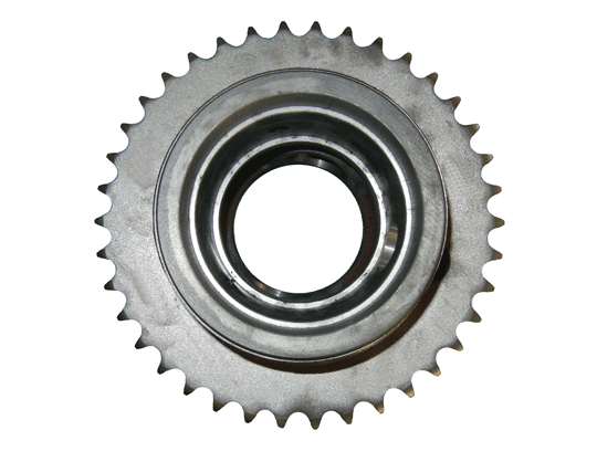 Chain gear in cast ductile iron 