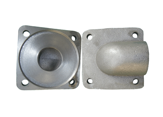 Raw & machined sand casting part