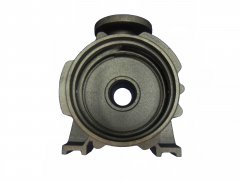 Pump housing in sand casting
